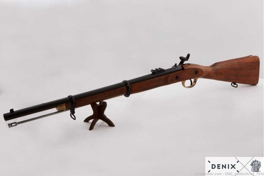 Civil War Replica Enfield 1860 Musketoon Carbine Non Firing Denix-img-4