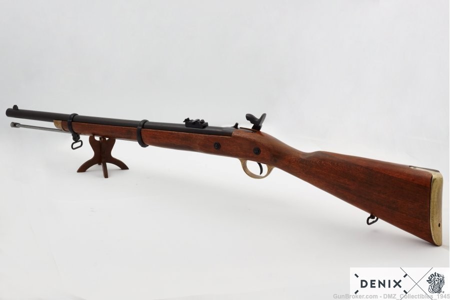 Civil War Replica Enfield 1860 Musketoon Carbine Non Firing Denix-img-2