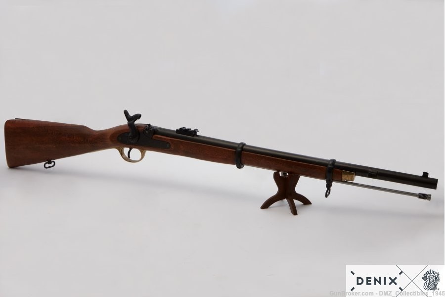 Civil War Replica Enfield 1860 Musketoon Carbine Non Firing Denix-img-5