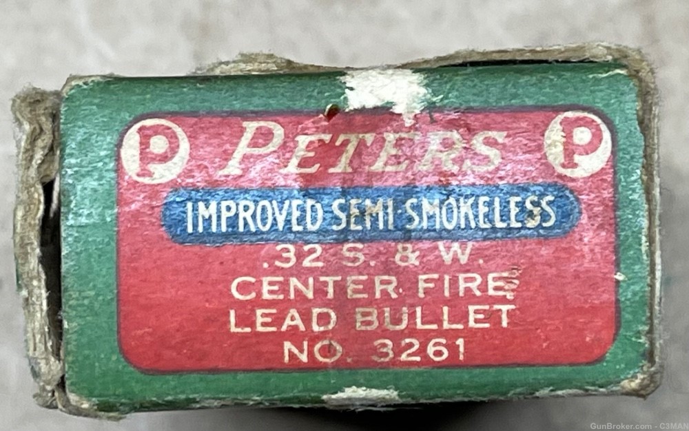 Vintage box Peter’s 32 S&W “Improved Smokeless “-img-0