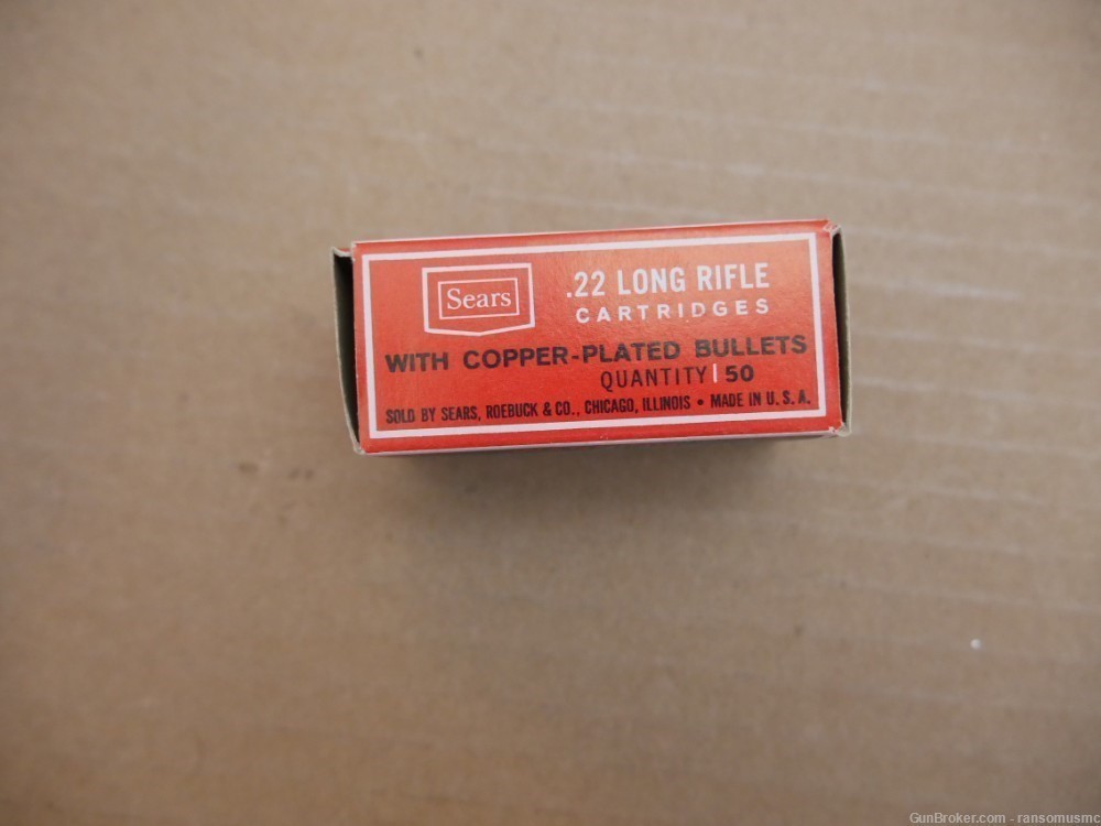 Vintage Sears .22lr Copper Plated 50 Rounds-img-1