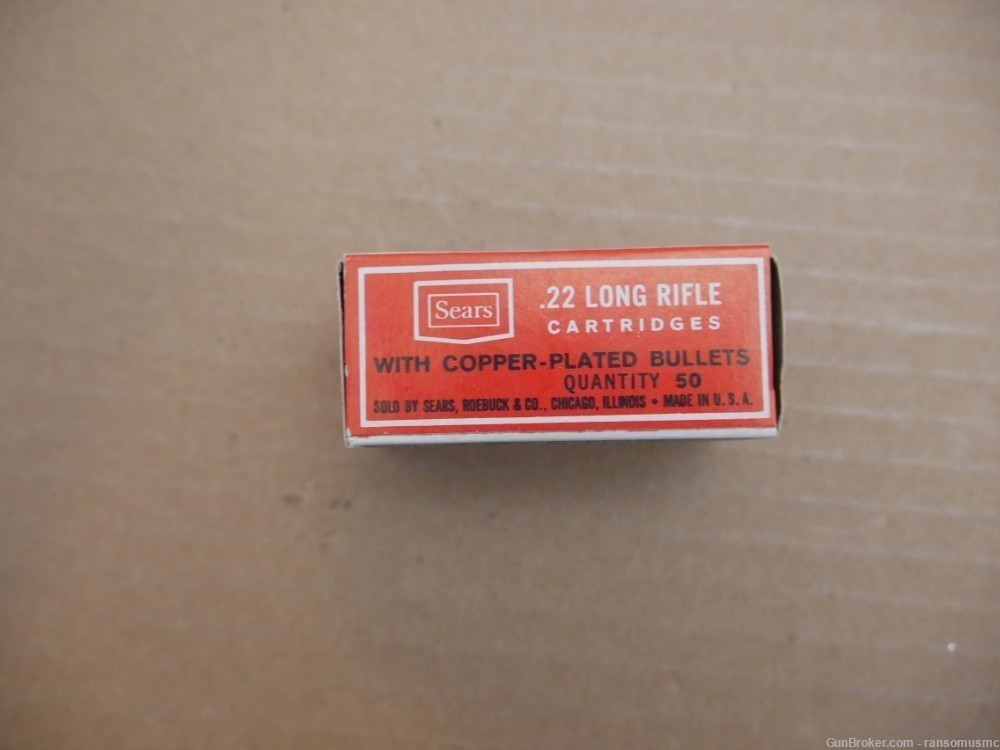Vintage Sears .22lr Copper Plated 50 Rounds-img-2