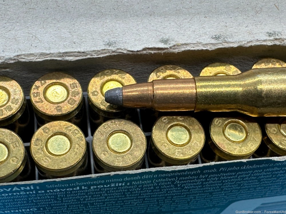 7 x 57mm Mauser Sellier & Bellot Ammo - 20 Rounds-img-1