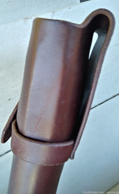 NOS fine vintage leather George Lawrence holster for RUGER blackhawk 44 mag-img-6