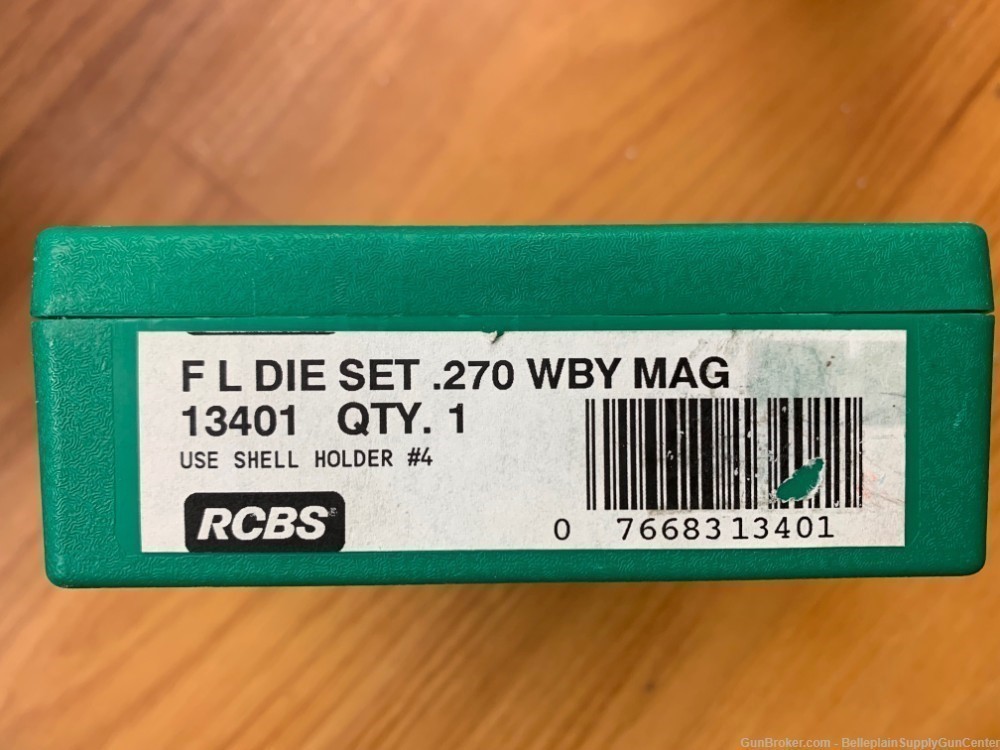 RCBS F L Die Set #13401 .270 WBY MAG-img-0