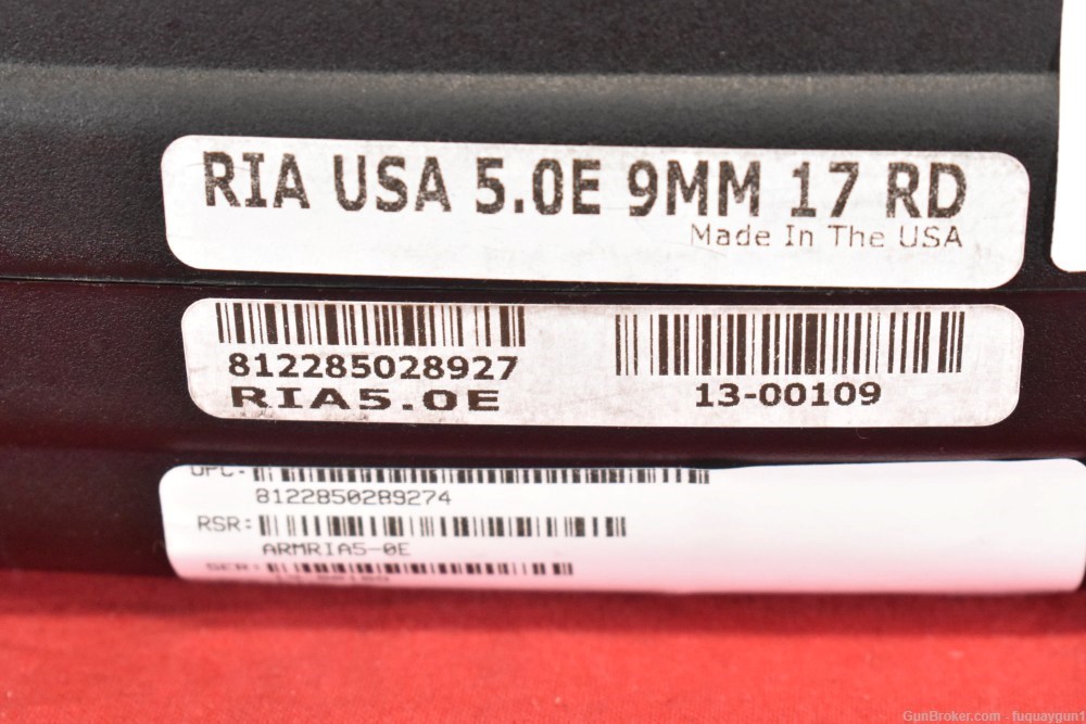 Rock Island RIA 5.0E 9mm 4.9" 17rd RIA5.0E RIA-50.E-img-5