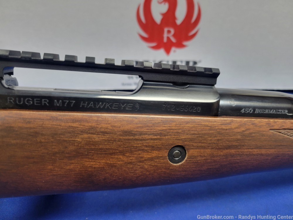Ruger M77 Hawkeye .450 Bushmaster NEW IN BOX Limited LEFT HAND Blued LH-img-2