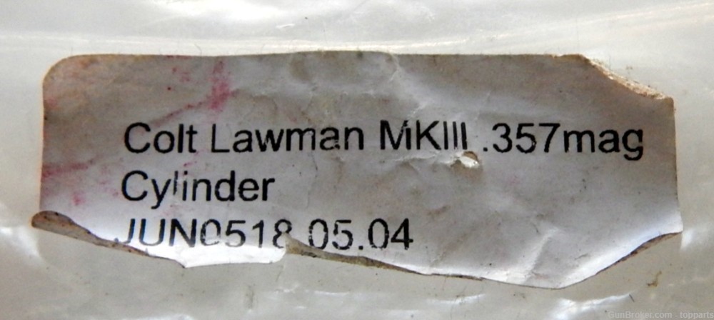 Colt Lawman MK III .357 Magnum Cylinder-img-2
