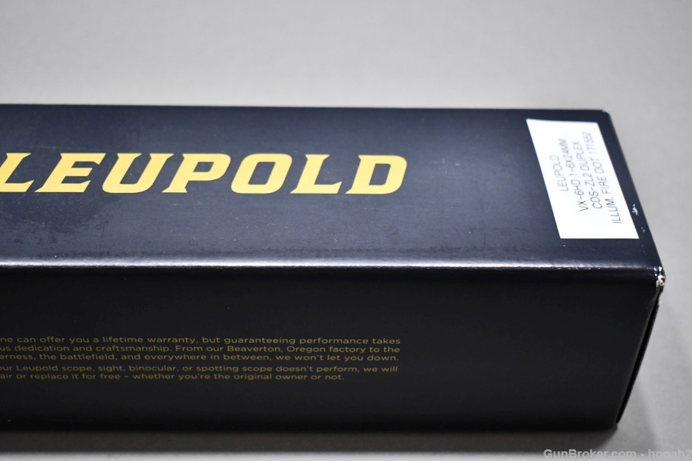Excellent Leupold VX-6HD 1-6x24mm CDS-ZL2 Firedot 30mm Matte Scope W Box-img-24