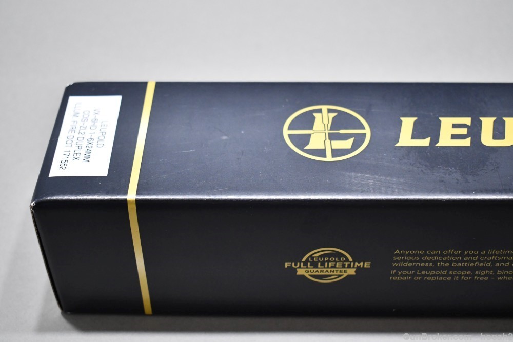 Excellent Leupold VX-6HD 1-6x24mm CDS-ZL2 Firedot 30mm Matte Scope W Box-img-23