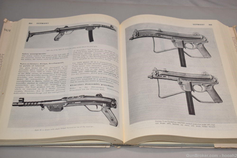 The World's Submachine Guns Machine Pistols Volume I HC Book by Nelson 739P-img-3
