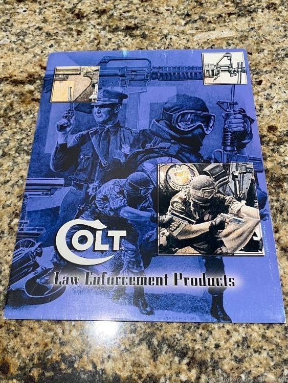 1999 colt law enforcement sales booklet packet complete rare m16a2 m203 m16-img-1