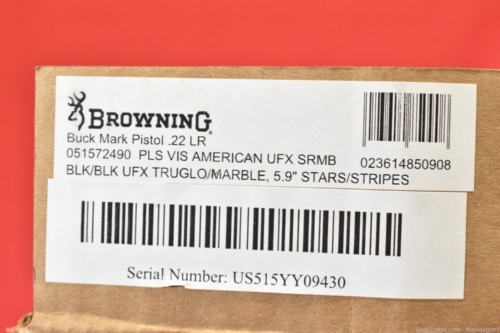 Browning Buckmark Plus Vision Americana 22LR 10rd 5 7/8" Threaded Barrel -img-10