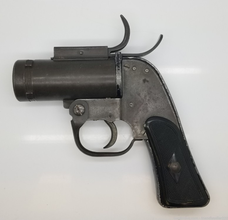 Vintage U.S. Property Flare Gun Pistol Pyrotechnic Co M8-img-28
