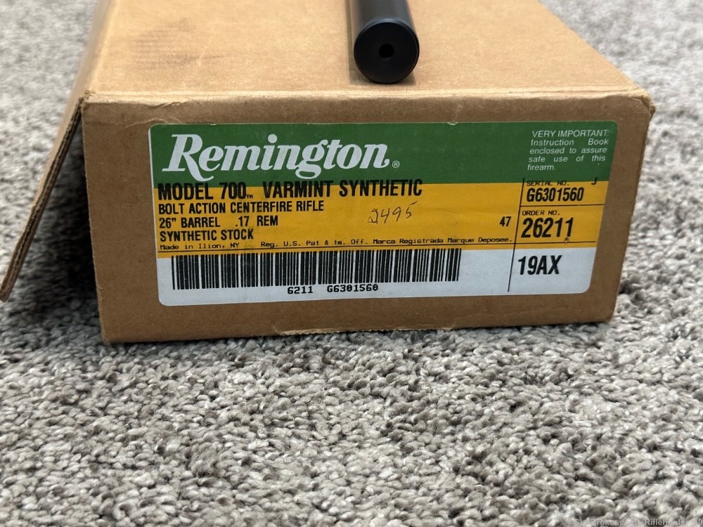 Remington 700 VS 17 rem ultra rare limited 1 of 500 LNIB HS stock varmint-img-16