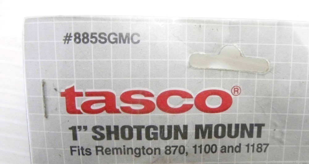 Tasco 1" Scope Mount for Remington 870 1100 11-87 1187 Shotguns NOS-img-0