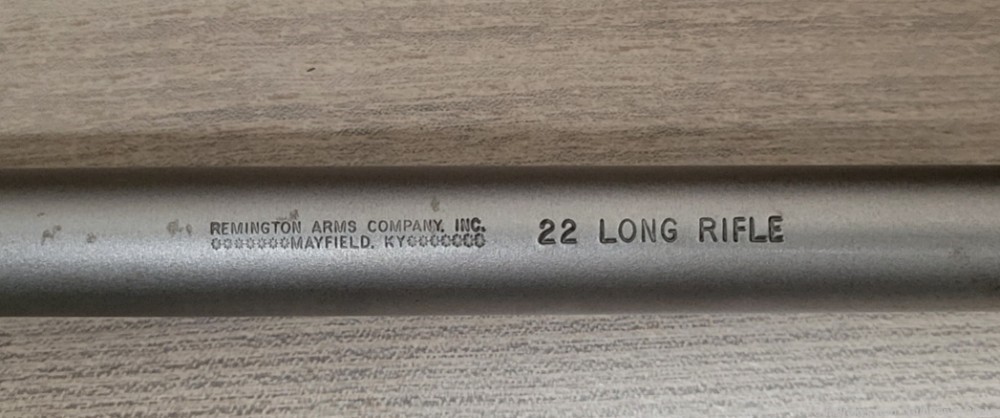 REMINGTON 597 BARREL ASSEMBLY - 22 LONG RIFLE; STAINLESS STEEL-img-1