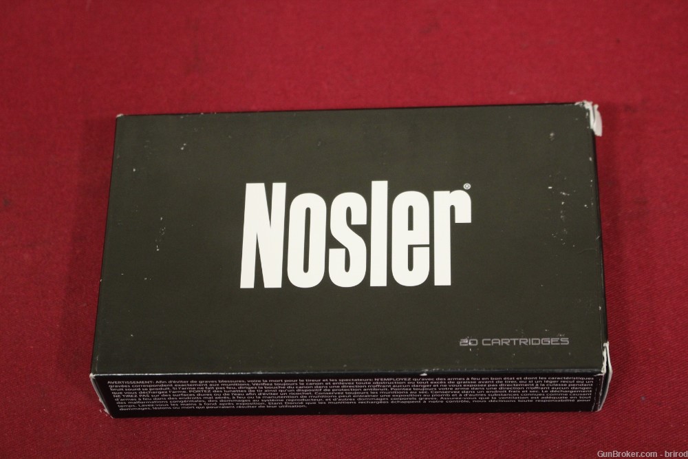 20rds 33 Nosler Match Ammo - Nosler Brand, 300gr Custom Competition Bullet-img-1