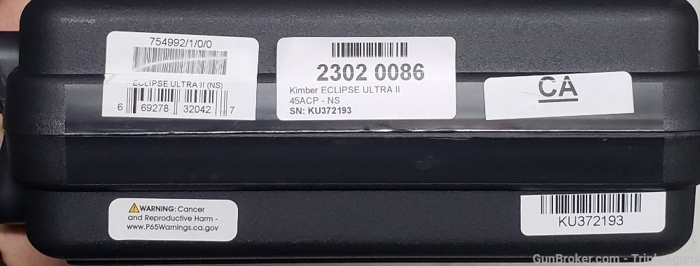 Kimber Eclipse Ultra 45acp 3in barrel CA LEGAL 3200042CA-img-31
