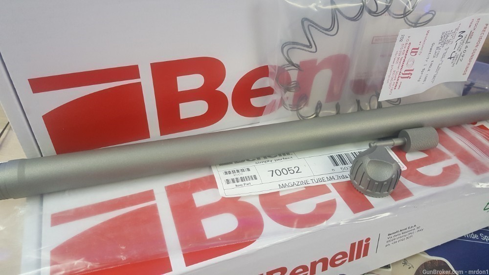 Benelli m4 H20 7 ROUND TITANIUM MAG TUBE AND UPGRADES FACTORY NEW -img-4
