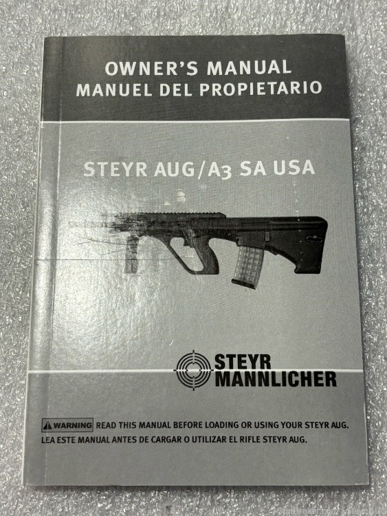 New STEYR AUG A3 M1 Manual -img-0