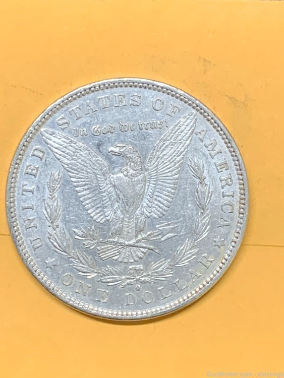 1880-O Morgan Silver Dollar - AU+ / BU detail -img-1
