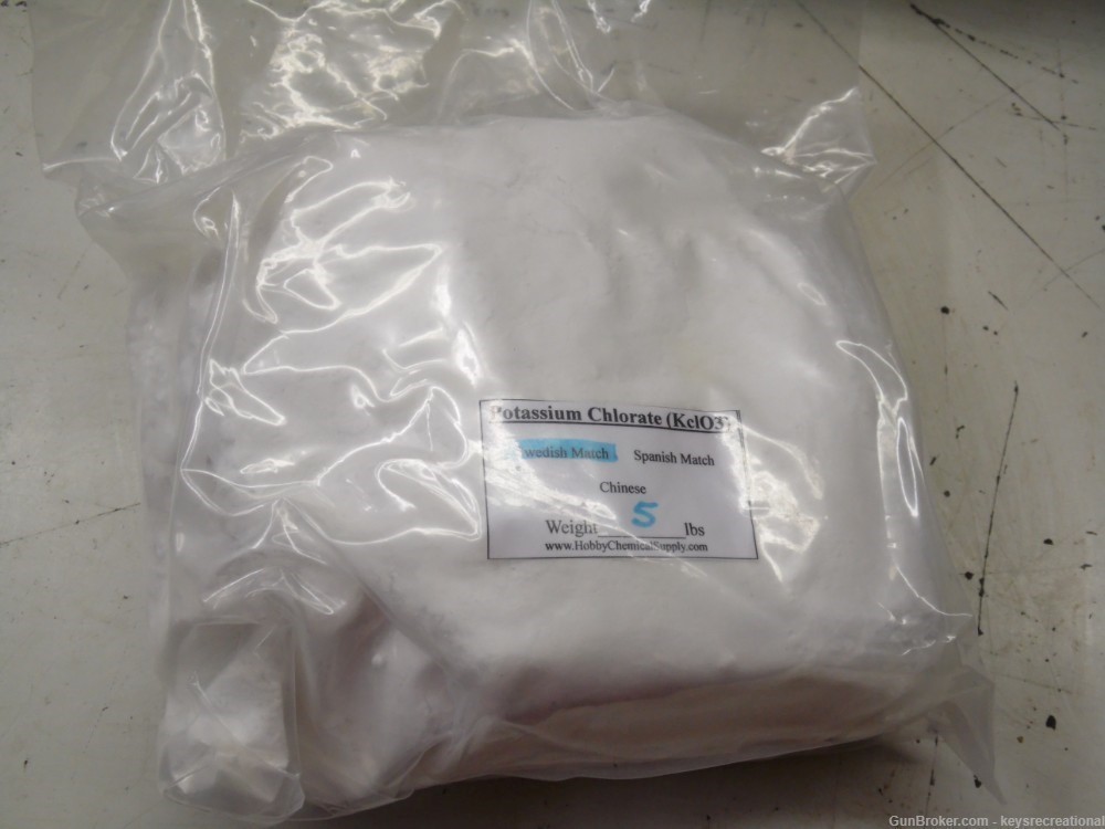 Potassium Chlorate - Kcl03 - Swedish Match - 5 Pounds-img-0