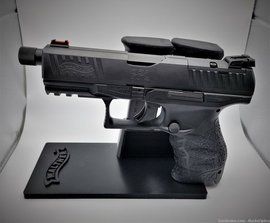 Walther PPQ M2 and PDP 9mm double stack gun stand and magazine Holder.-img-0