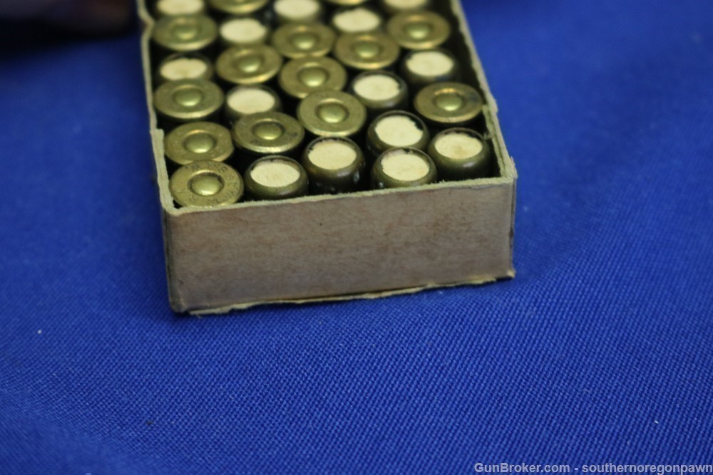 Vintage Winchester .38 Smith factory blanks 48 rounds in original box-img-10