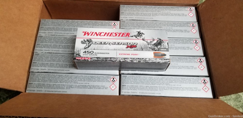 Winchester Ammo X450DS Deer Season XP 450 Bushmaster 250 gr Extreme Point 2-img-5