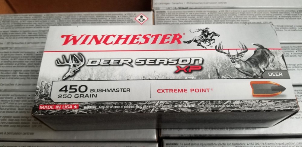 Winchester Ammo X450DS Deer Season XP 450 Bushmaster 250 gr Extreme Point 2-img-4