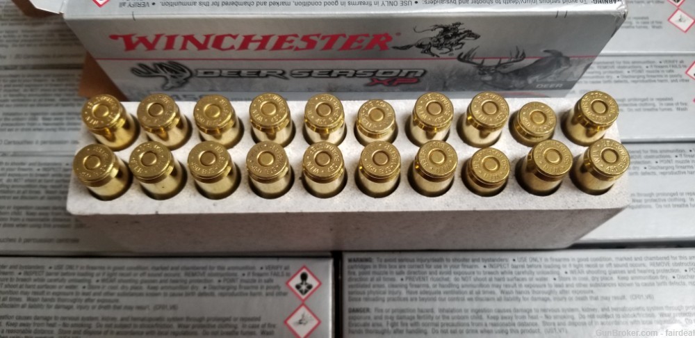 Winchester Ammo X450DS Deer Season XP 450 Bushmaster 250 gr Extreme Point 2-img-1