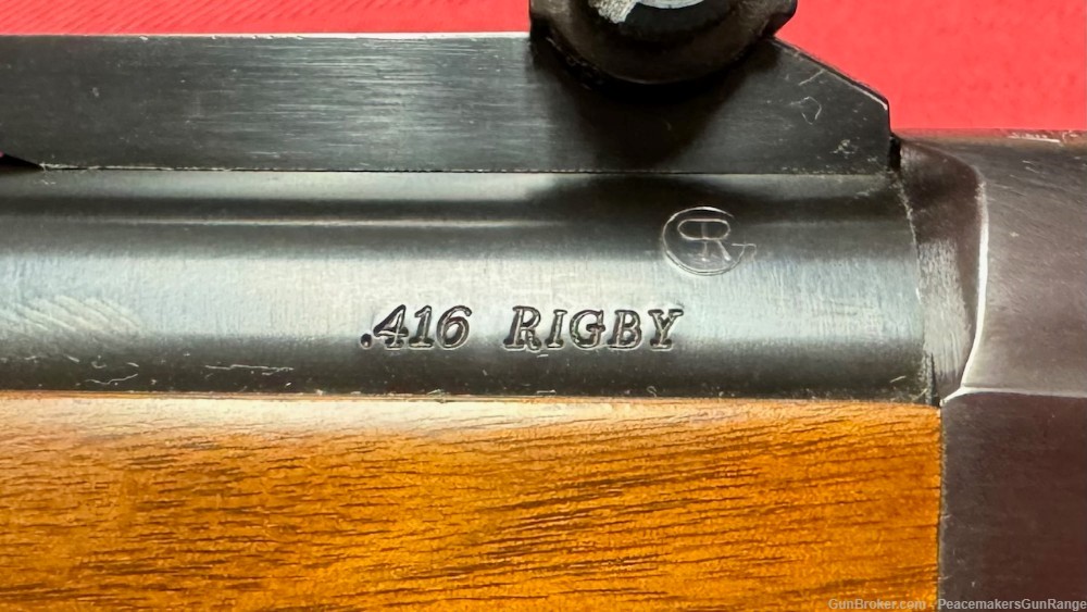 1993 Ruger No. 1 .416 Rigby 24" W/ 2.75x Scope and Ammo!-img-10