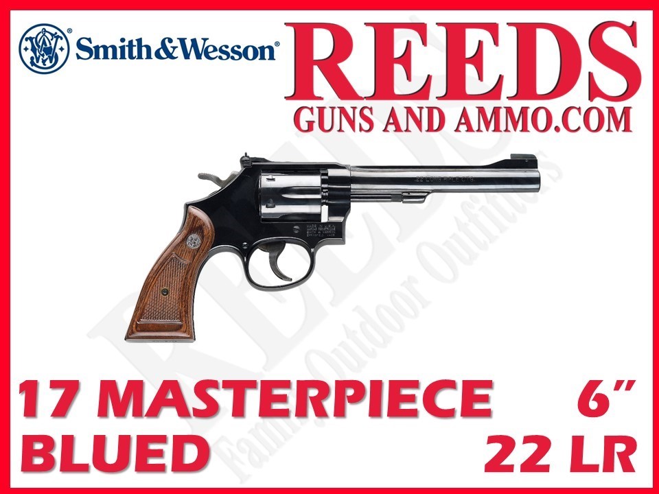 Smith & Wesson 17 Masterpiece Blued 22 LR 6in 6 Shot 150477-img-0