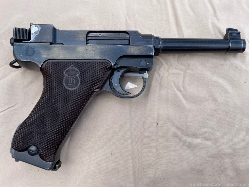 Husqvarna 9mm Luger Like Pistol Good Condition 1 Magazine-img-0
