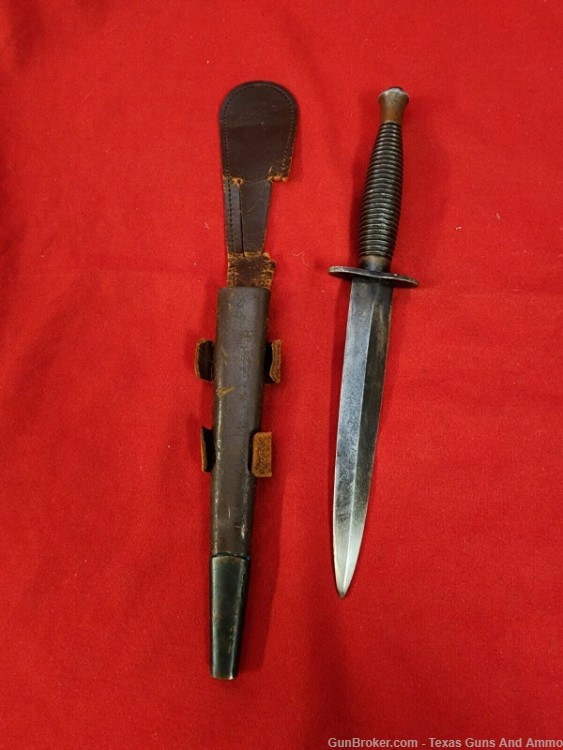 WW2 FAIRBAIRN SYKES FS FIGHTING KNIFE RARE INDIAN CONTRACT MILITARY ISSUED-img-0