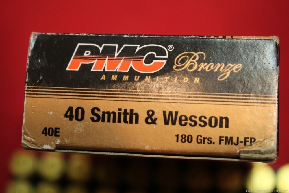 40 S&W Smith & Wesson PMC Bronze 53 rounds 180 Gr FMJ-FP-img-2