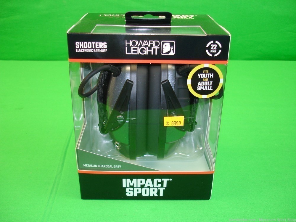 Howard Leight Impact Sport Electronic Earmuffs - NEW - No CC Fee/Free Ship-img-0