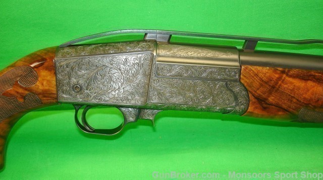 Ljutic Mono Gun 12ga Shoots 90%-100% High Engraved-img-3