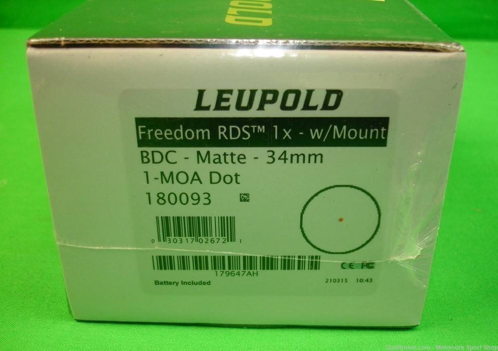Leupold Freedom RDS - MFG #180093 - New-img-2