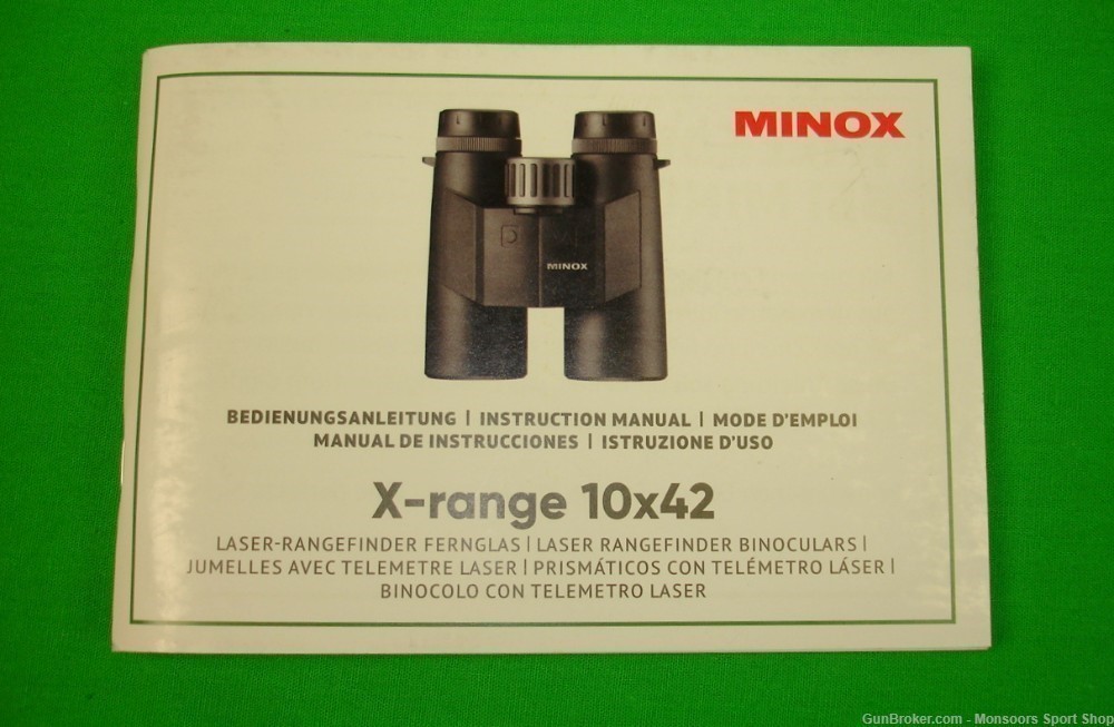 Minox X-Range 10x42 w/Range Finder #10042 - New-img-2