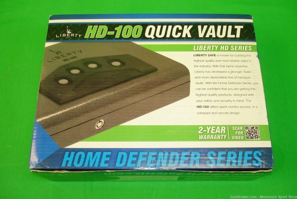 Liberty HD-100 Quick Vault #HD-100 - NEW - Free Shipping/No CC Fees-img-1