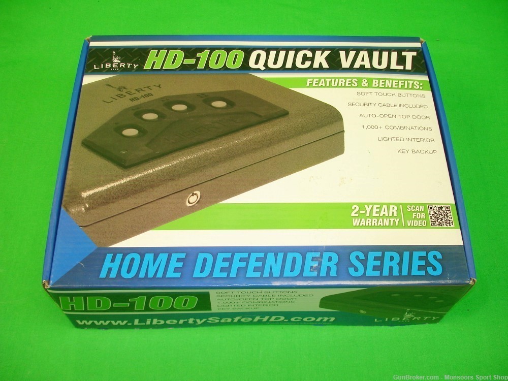 Liberty HD-100 Quick Vault #HD-100 - NEW - Free Shipping/No CC Fees-img-0