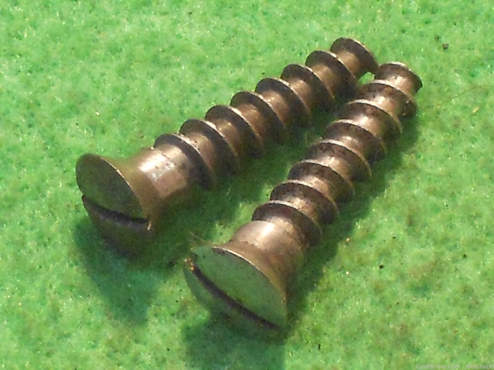 Two Argentine Mauser 1891 or 1909 Buttplate Screws-img-1