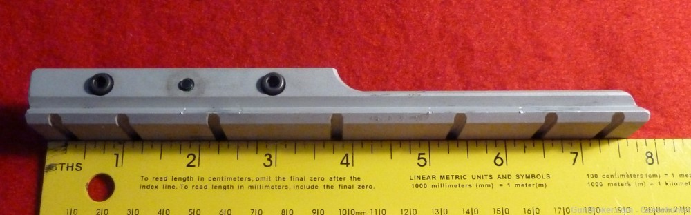  Scope mount rail for Desert Eagle with 3/8 inch dovetail groove -img-0