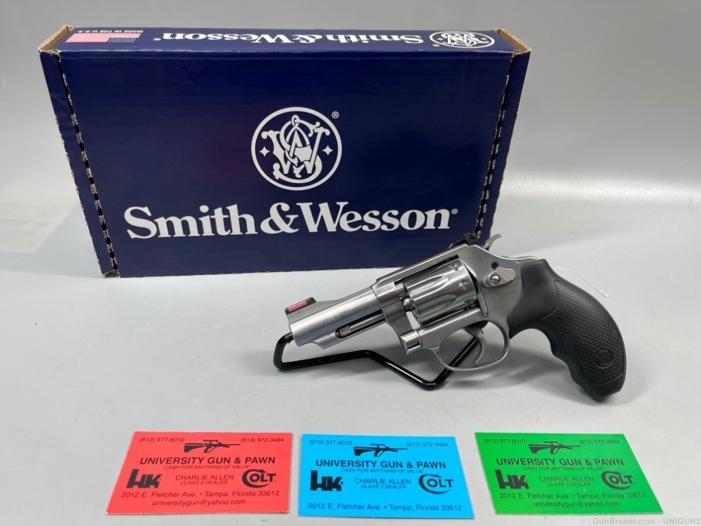 SMITH AND WESSON MODEL 63-5 22 LR 8 SHOT CYLINDER 3INCH .-img-0