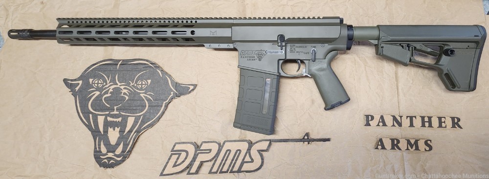 DPMS Panther Arms DR10 BCA Side Charging 308 AR10 18" Rifle OD Green-img-1