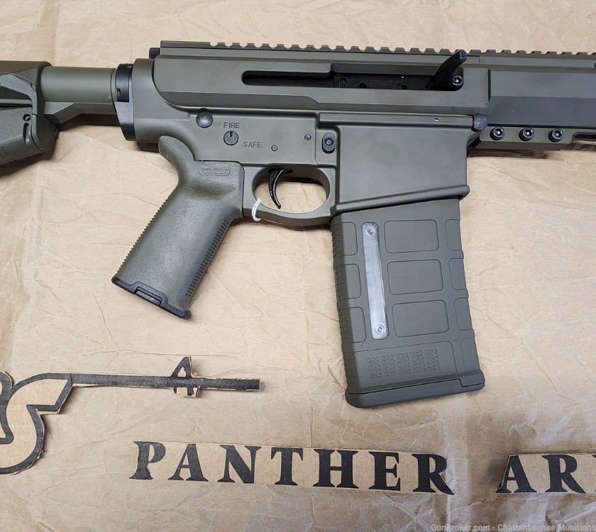 DPMS Panther Arms DR10 BCA Side Charging 308 AR10 18" Rifle OD Green-img-4