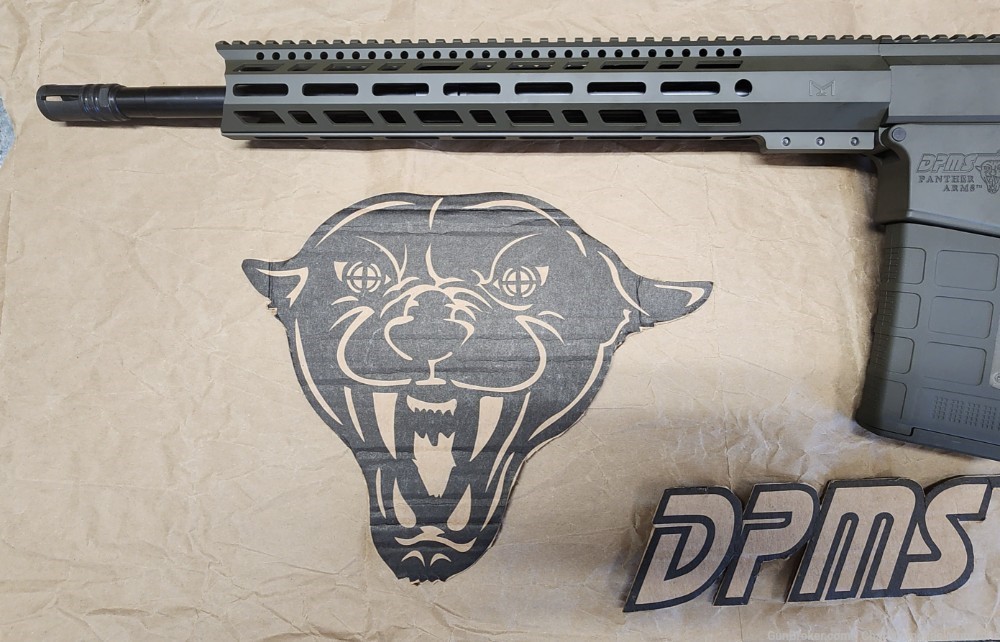 DPMS Panther Arms DR10 BCA Side Charging 308 AR10 18" Rifle OD Green-img-8