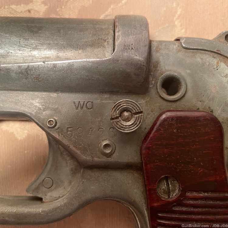 Antique WW II German Flare Pistol Model LP42, Circa 1944-img-2